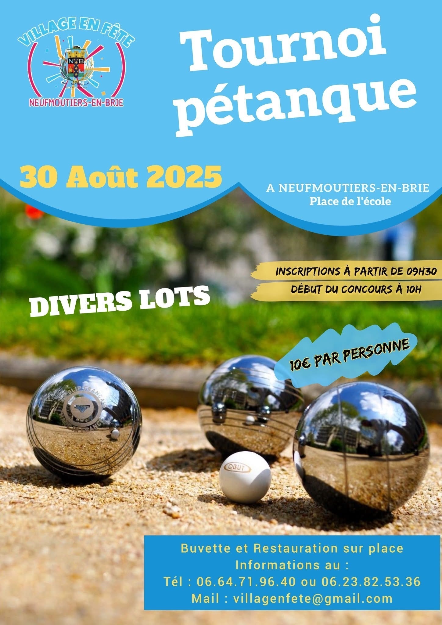 Concours de pétanque