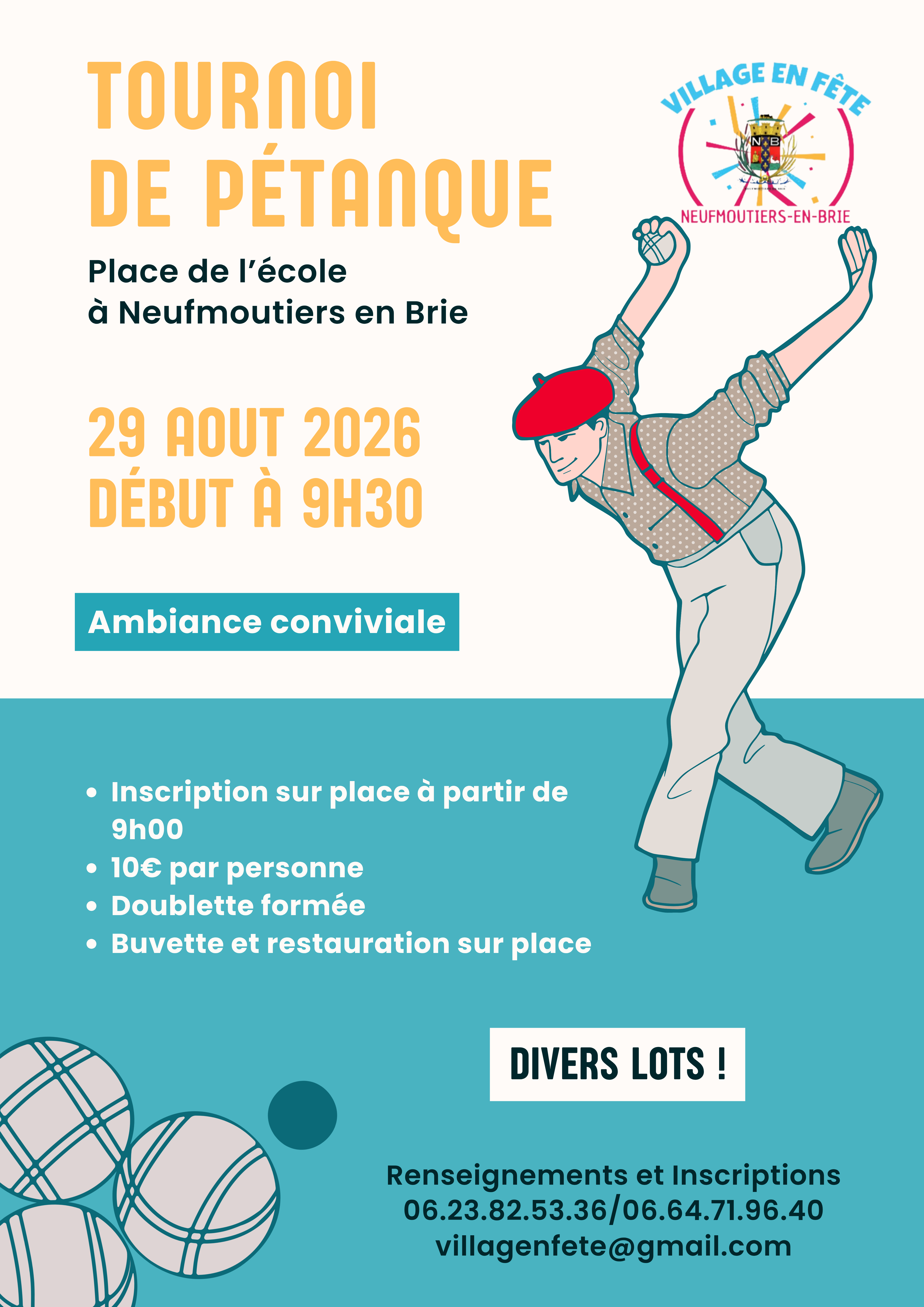 Concours de pétanque
