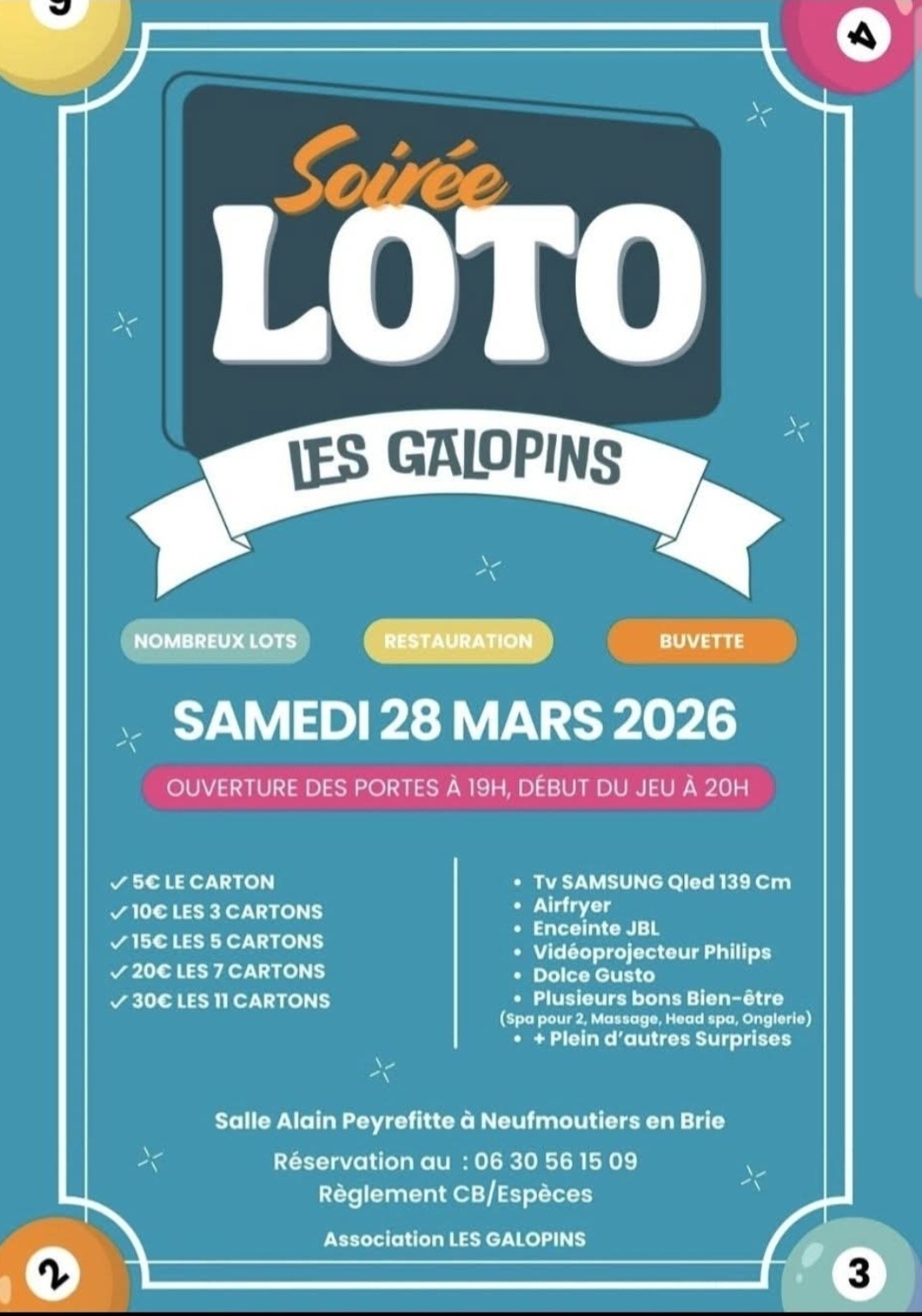 Loto GALOPINS 2026