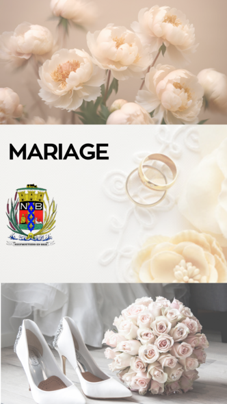 Mariage demi page