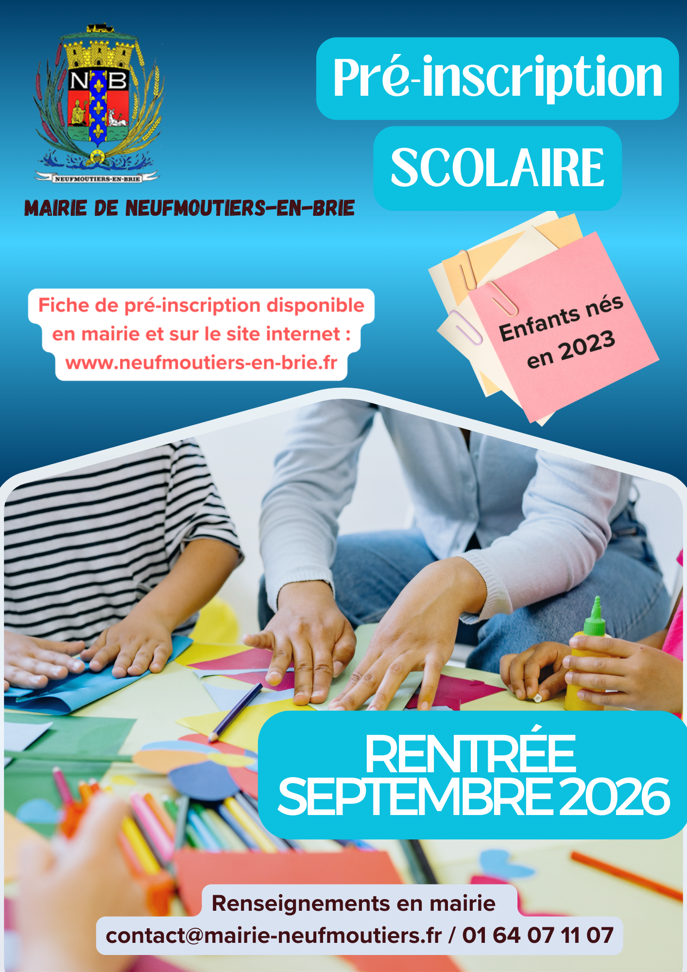 pré-inscription 2026-2027