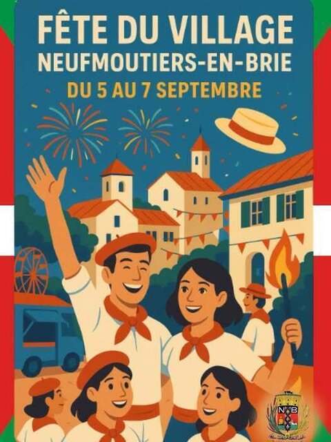 Affiche Fête du village