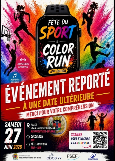 Color run événement  reporté