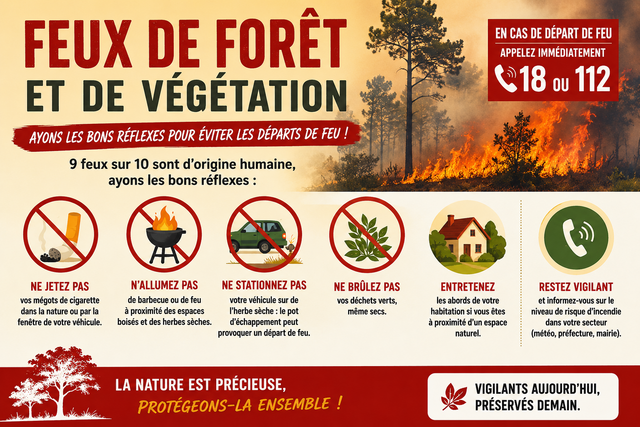 Vigilance renforcée : prévenons les risques d'incendie